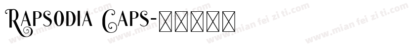Rapsodia Caps字体转换